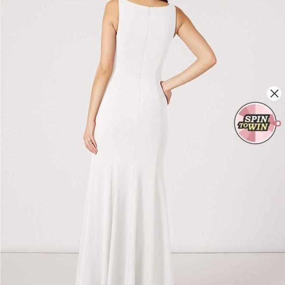 Azazie bridal dress, mesh cutout size 6 - Picture 15 of 15